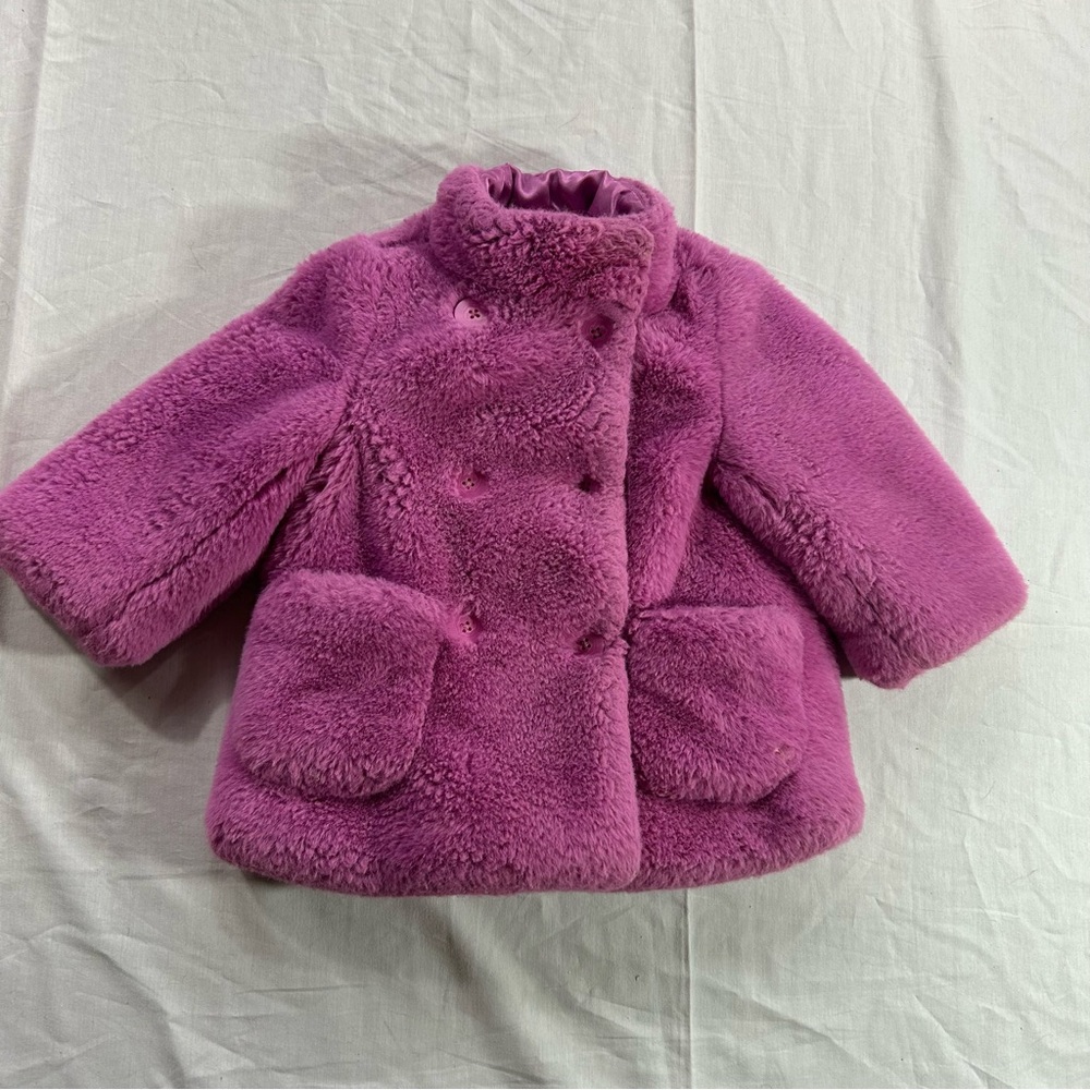 172. Crewcuts Pink Puffer Jacket Plush Warmth (2)